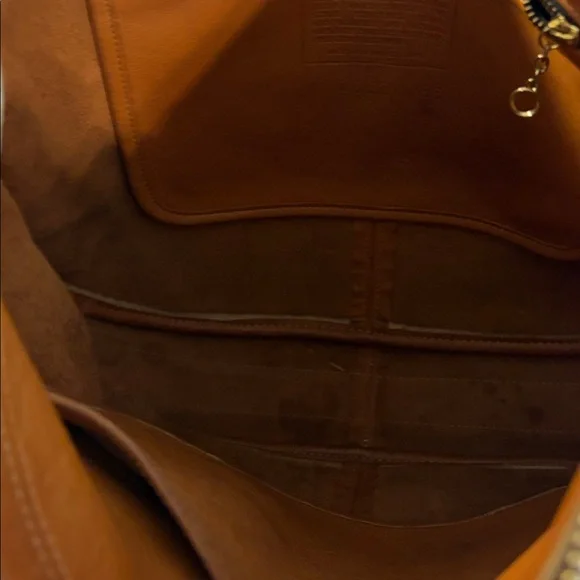 Vintage Coach Brown Leather Hobo Shoulder Bag - Picture 12 of 12